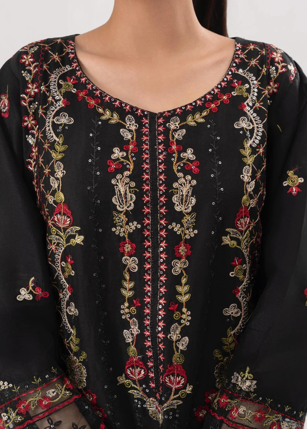 AROOSH EMBROIDERED 3PCS -Haram Store