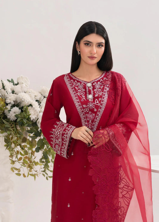 ALLEY EMBROIDERED 3PCS-Haram Store