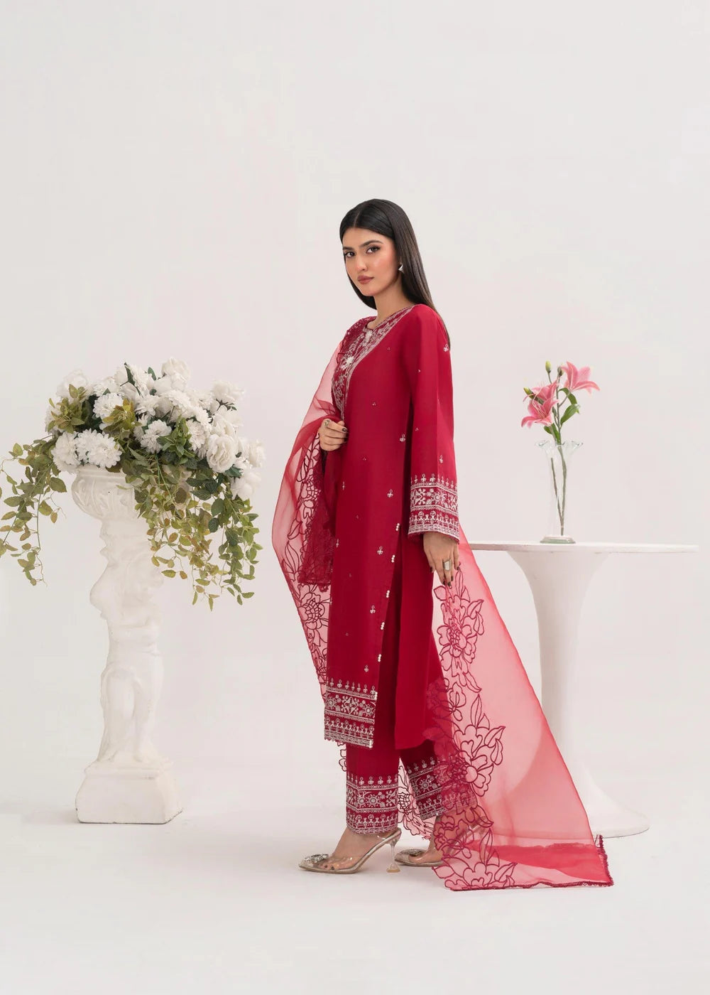 ALLEY EMBROIDERED 3PCS-Haram Store