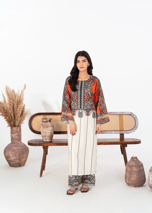 ORANGE BLOOM 2PCS - Haram-Store